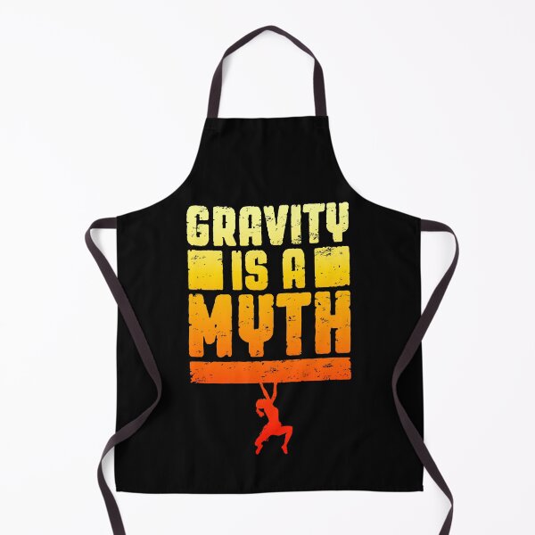 Item preview, Gravity Is A Myth Rock Climbing Bouldering Climber Girl designed and sold by GrandeDuc.