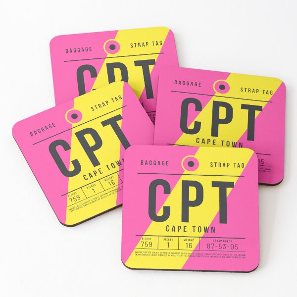 Item preview, Luggage Tag E - CPT Cape Town South Africa designed and sold by VoodooCircus.