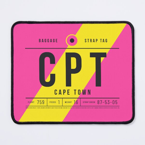 Item preview, Luggage Tag E - CPT Cape Town South Africa designed and sold by VoodooCircus.