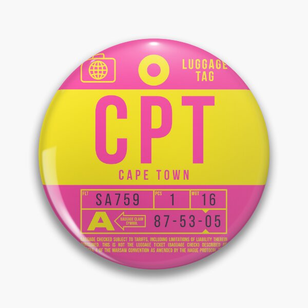 Item preview, Luggage Tag B - CPT Cape Town South Africa designed and sold by VoodooCircus.