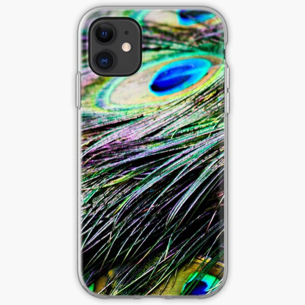 Peacock Pattern iPhone Soft Case