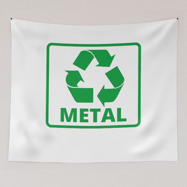 Item preview, Recycling metal Bin Signs designed and sold by noyomiart.