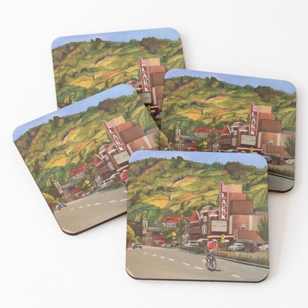 Item preview, Downtown Larkspur, CA - Original Oil Painting designed and sold by DareMit.