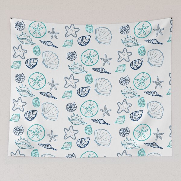 Item preview, Nautical Beach Shells designed and sold by Bookish Blossom.