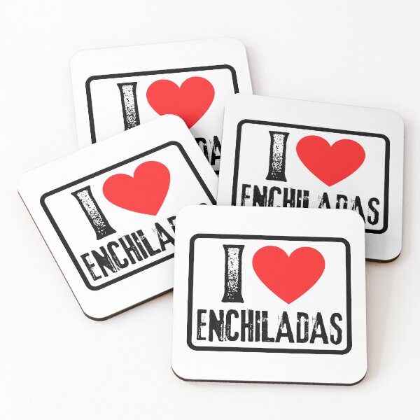 Item preview, I Love Enchiladas - I Heart Mexican Food Lover Gift designed and sold by foodiemarie.