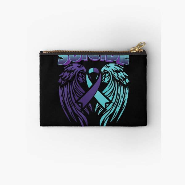 Item preview, Suicide Awareness Ribbon Wings Suicide Prevention Gear designed and sold by DynamicDesign.