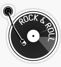 Rock'n'Roll Vinyl Record Sticker
