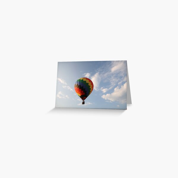 Hot Air Balloon Greeting Card