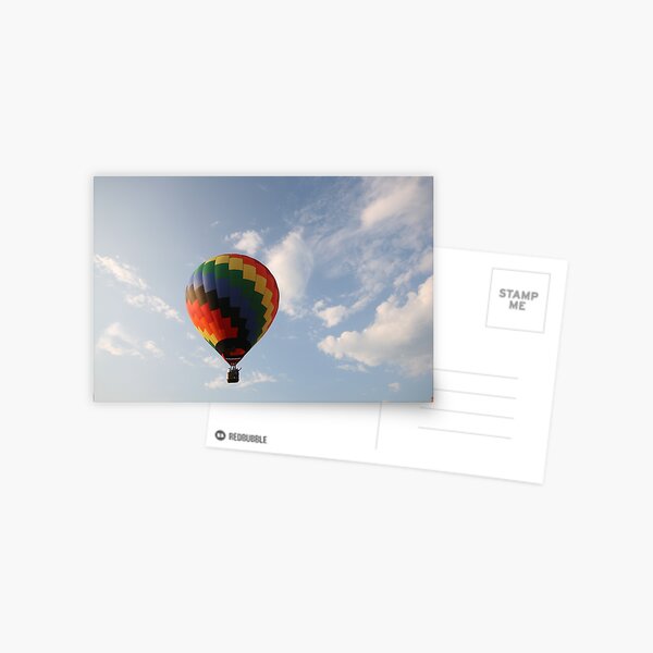 Hot Air Balloon Postcard