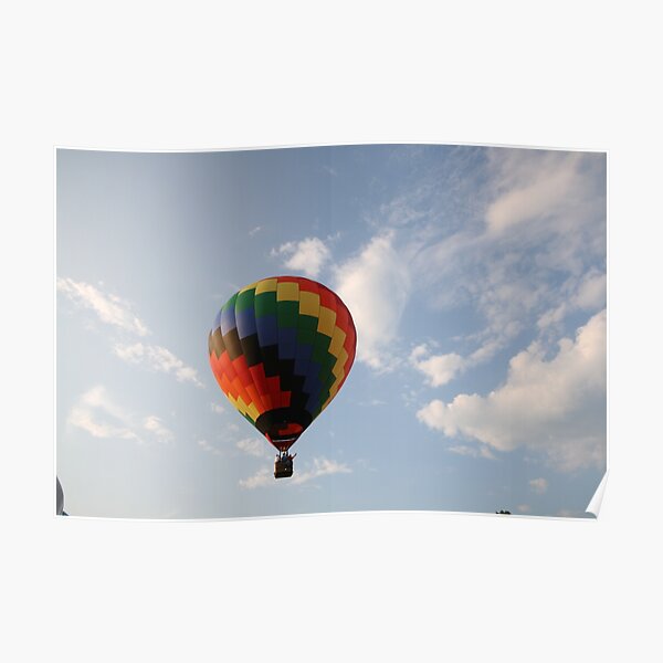 Hot Air Balloon Poster