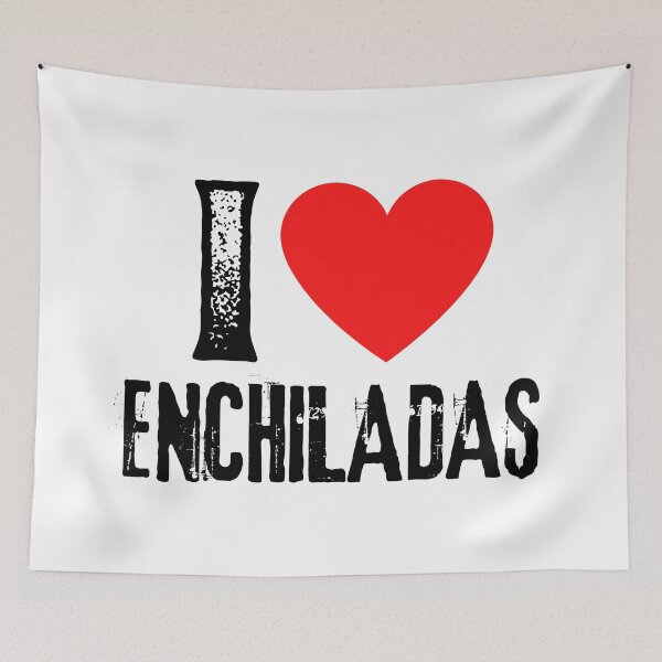 Item preview, I Love Enchiladas - I Heart Mexican Food Lover Gift designed and sold by foodiemarie.