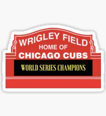 Chicago Cubs World Series Sticker