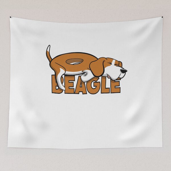 Item preview, Beagle bagel funny food dog design  designed and sold by TipTopTapo.