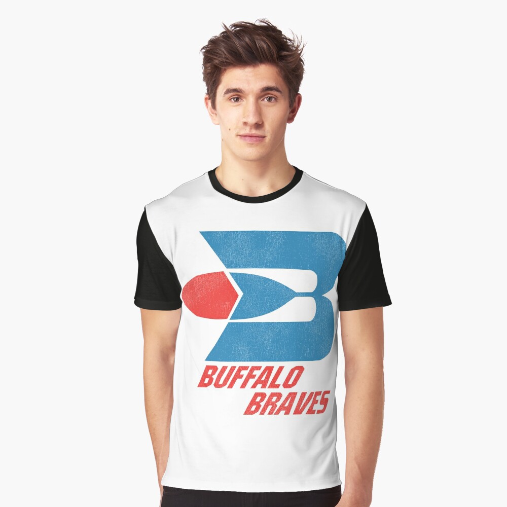 Buffalo Braves Distressed Logo Shirt - Defunct Basketball Team - Hyper Than  Hype – Hyper Than Hype Shirts