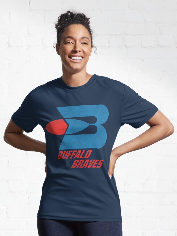 Buffalo Braves Defunct Professional Basketbal Team Retro Vintaget T Shirt