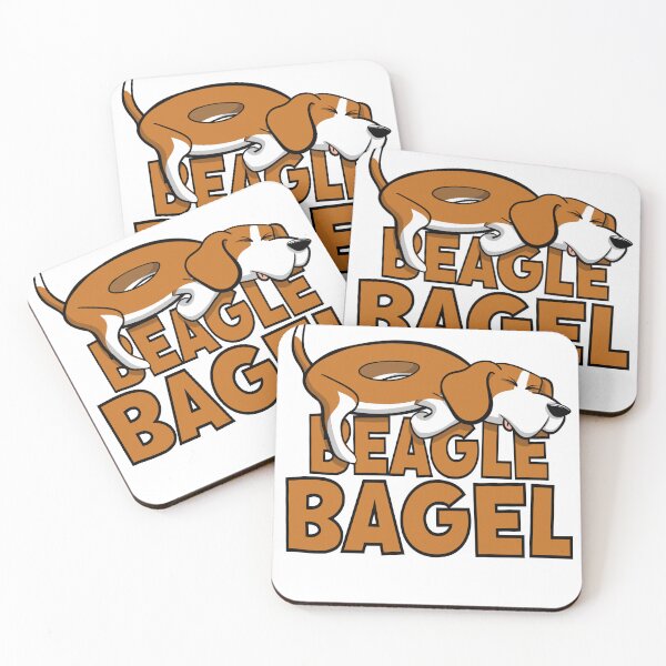 Item preview, Beagle bagel funny food dog design  designed and sold by TipTopTapo.