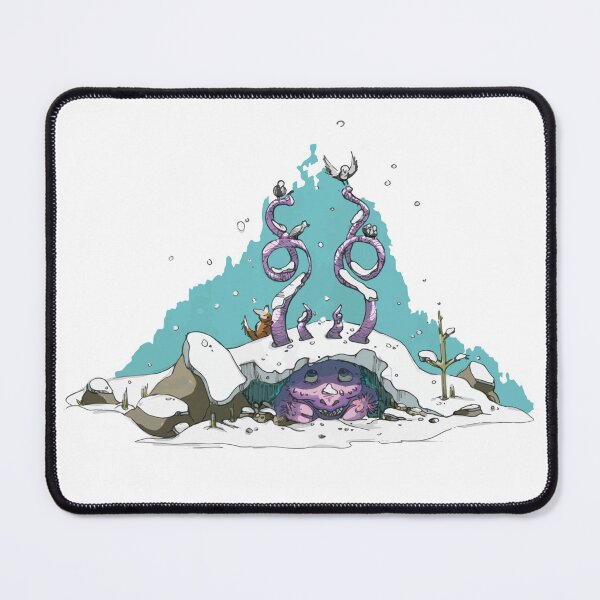 Item preview, A cute dragon in winter under the snow designed and sold by Kyvar.