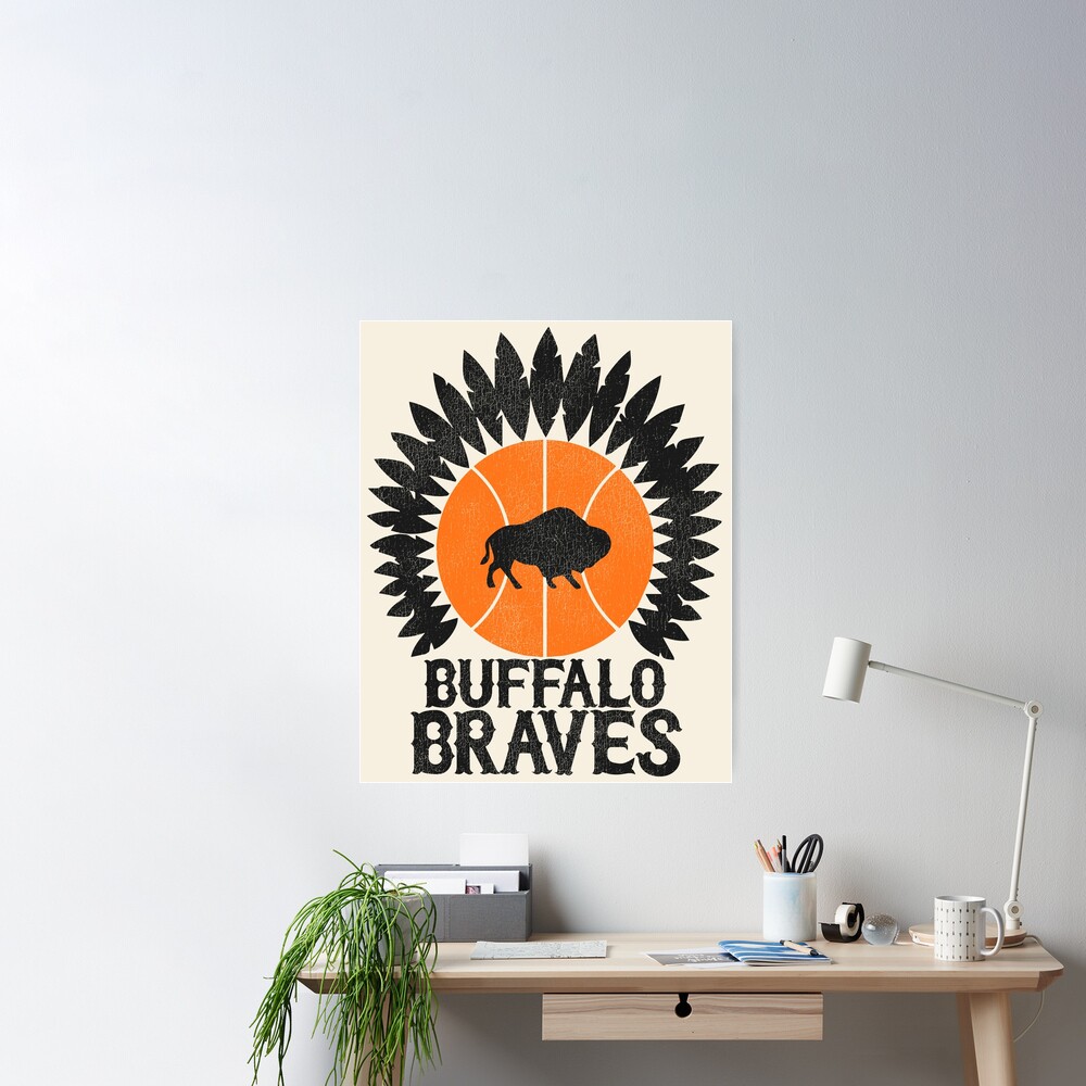 Buffalo Braves Retro Defunct Basketball  Mounted Print for Sale by  TheBenchwarmer