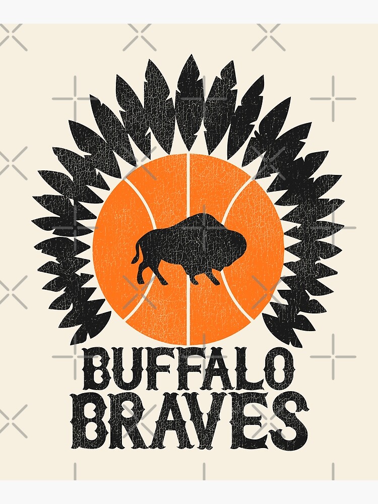 Buffalo Braves Retro Defunct Basketball  Mounted Print for Sale by  TheBenchwarmer