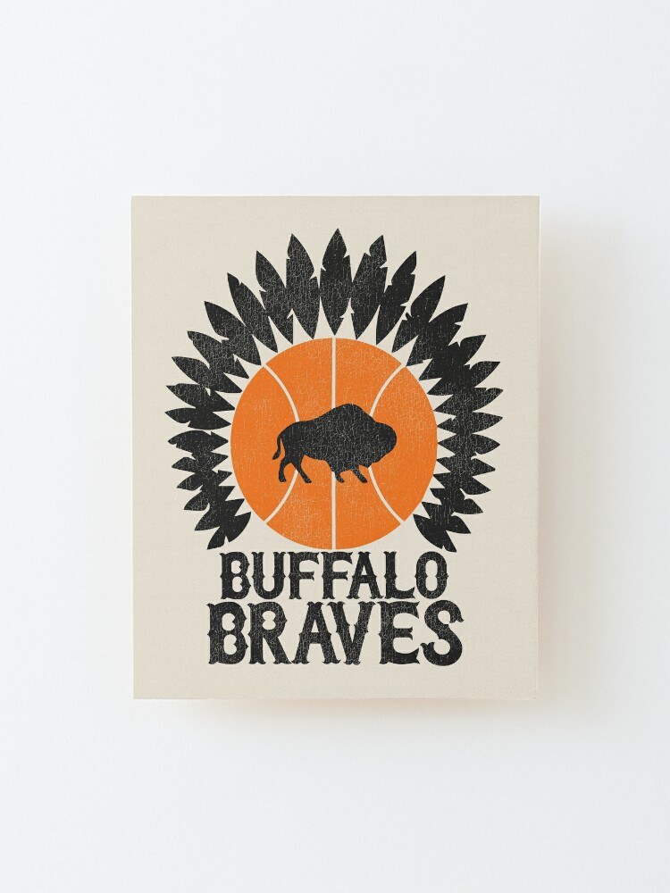 Buffalo Braves Retro Defunct Basketball  Mounted Print for Sale by  TheBenchwarmer