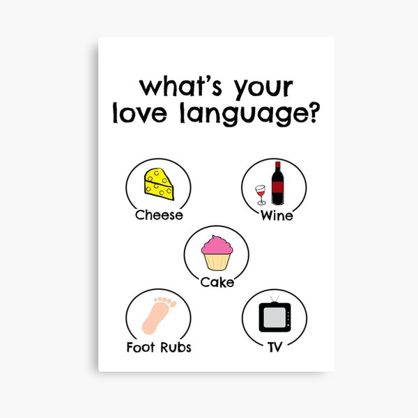 Love language Canvas Print