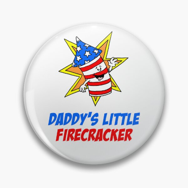 Item preview, Daddy's Little Firecracker July 4th Cartoon designed and sold by jaycartoonist.
