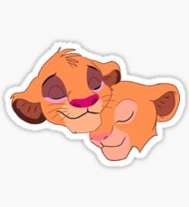 Pegatina Simba y Nala