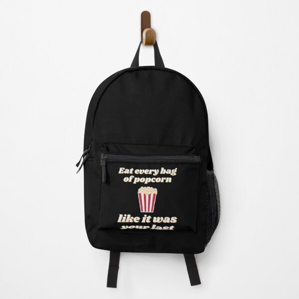 Item preview, Eat Every Bag Of Popcorn Like It Was Your Last Funny Food Quote For Foodies And Food Lovers designed and sold by 5StarBBQDesign.