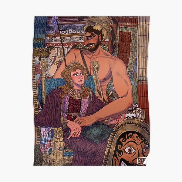 Ares and Aphrodite (Classical/Hellenistic style) Poster