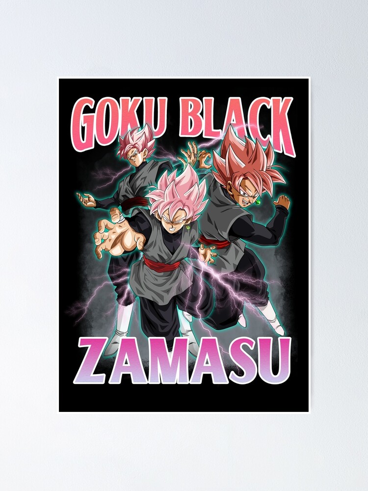 Rose Goku Black Manga Art  Poster for Sale by Tammy1971