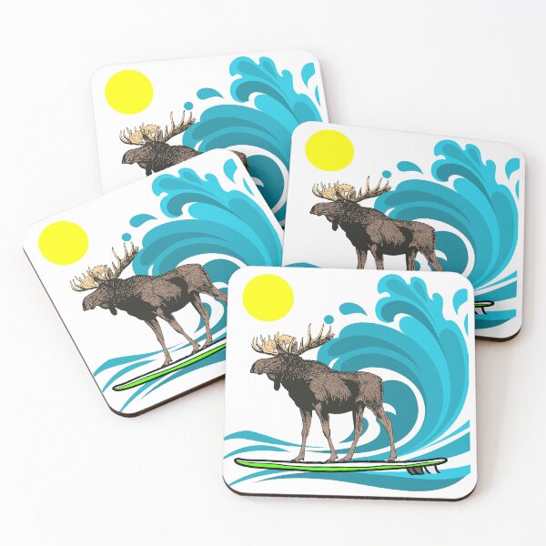 Item preview, Moose Surfing designed and sold by AMERICANCHEEZ.