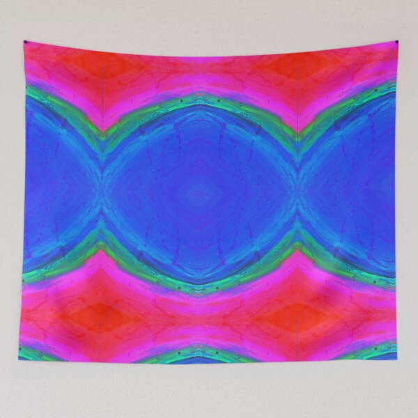 Item preview, Psychedelic Sunburst - Bright Pink & Blue designed and sold by Shawn Ballard.