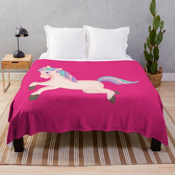 Item preview, Pink Unicorn Running - Kids Girls designed and sold by OMGCutie.