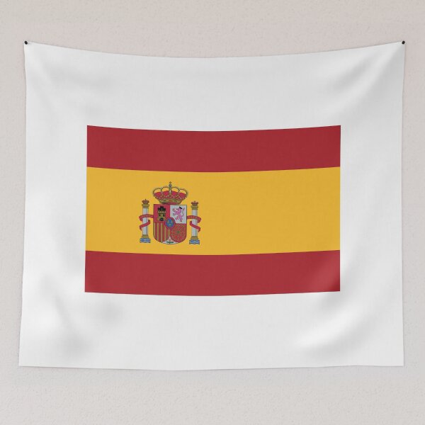 Item preview, Spain Flag - Bandera de España (Small on White) designed and sold by STUDIO-72.