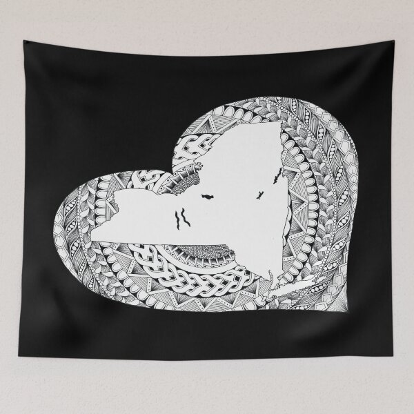 Item preview, I Love NY - Black and White designed and sold by MagicMama.