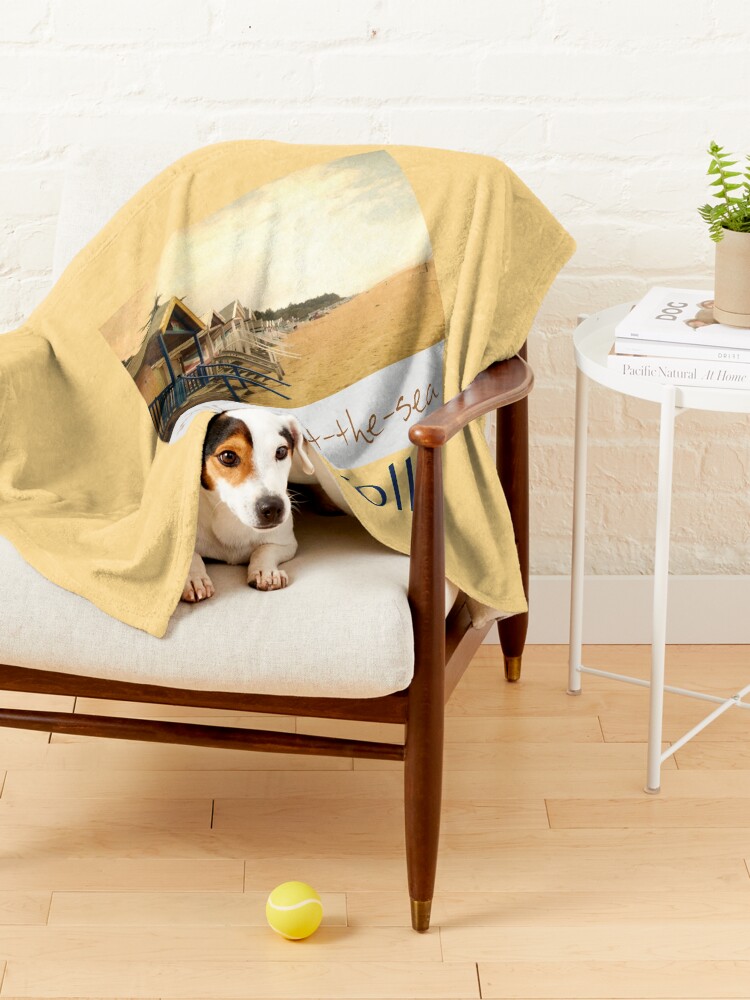 Alternate view of Wells-next-the-sea Beach Huts - Norfolk Collection Pet Blanket