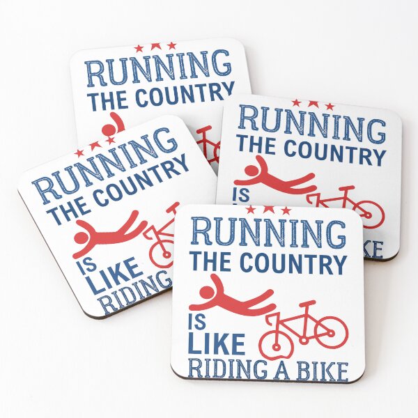 Item preview, Funny Sarcastic Running The Country Is Like Riding A Bike great gift for Independence Day 4th of July designed and sold by Mehdi Art.