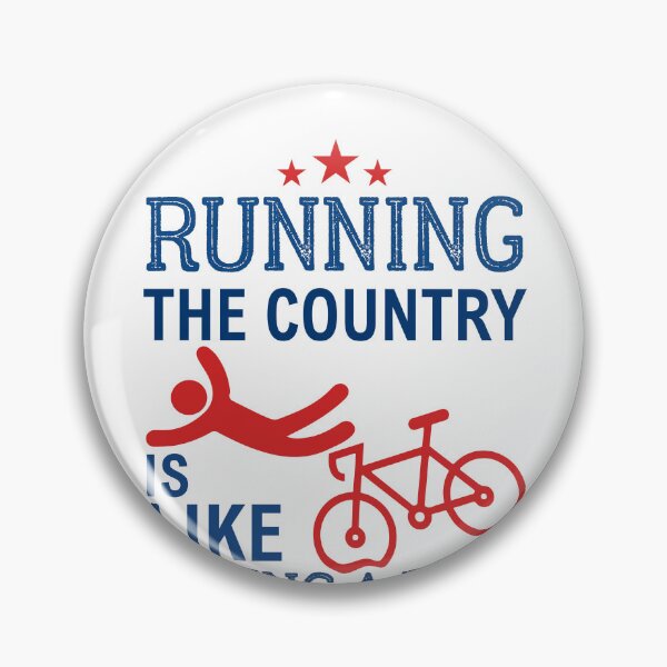Item preview, Funny Sarcastic Running The Country Is Like Riding A Bike great gift for Independence Day 4th of July designed and sold by Mehdi Art.