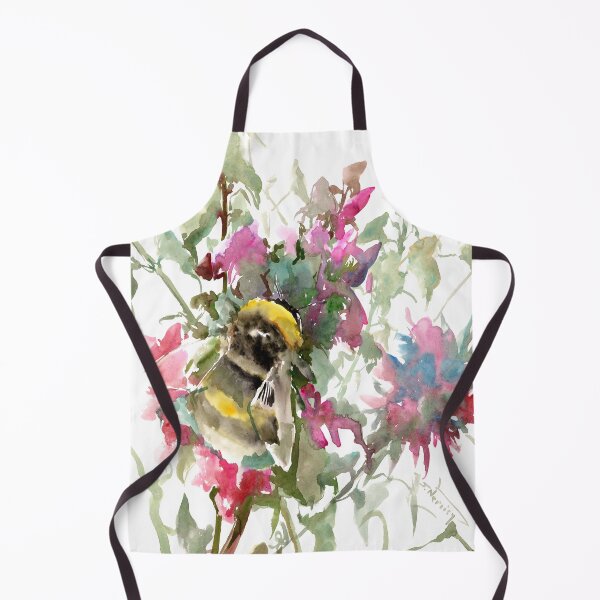 Item preview, BUmblebee and Wild Flowers designed and sold by surenart.