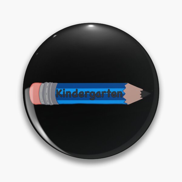 Artikelvorschau, Kindergarten blauer Bleistift (schwarzer Hintergrund) entworfen und verkauft von MakerOfPaper.