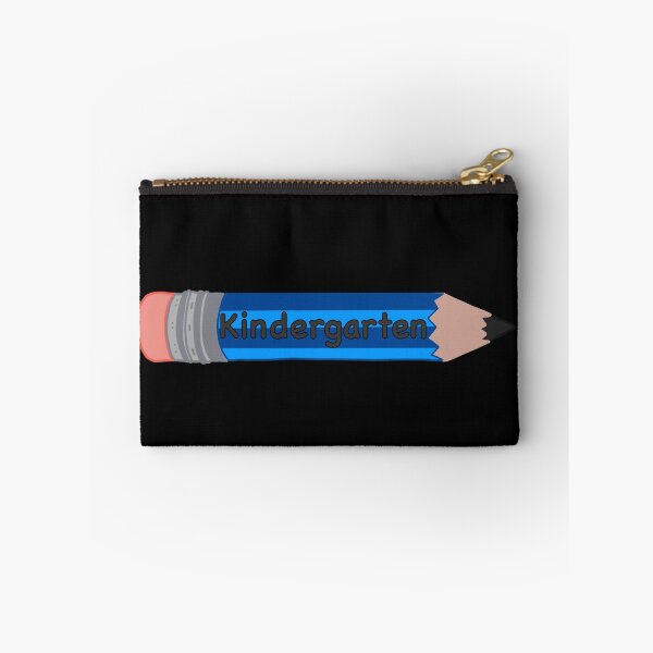 Item preview, Kindergarten Blue Pencil (Black Background) designed and sold by MakerOfPaper.