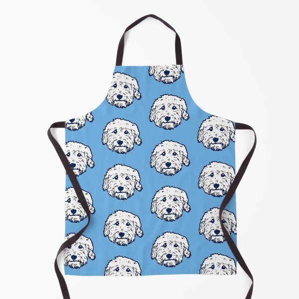 Item preview, Doodle dog cuteness - Goldendoodle! Labradoodle! Adorable Doodle teddy bear dog - in light blue designed and sold by smooshfaceutd.
