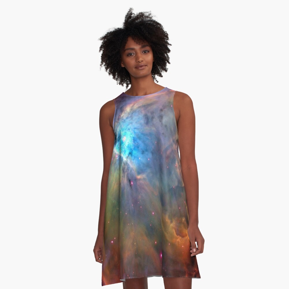 Orion Nebula Space Galaxy, RBSSG A-Line Dress