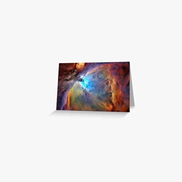 Orion Nebula Space Galaxy, RBSSG Greeting Card