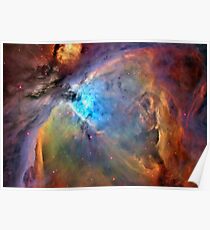 Orionnebel Weltraum Galaxie Poster