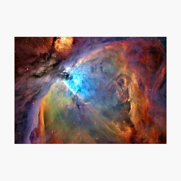 Orion Nebula Space Galaxy, RBSSG Photographic Print