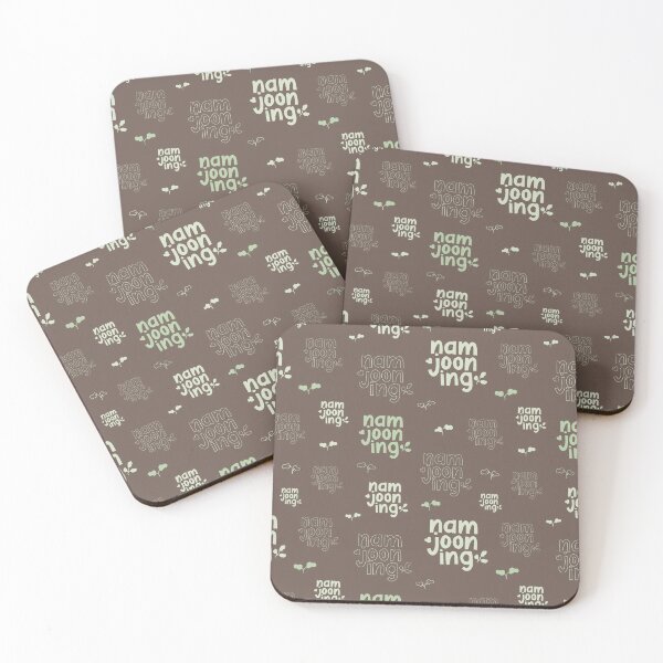 Item preview, BTS RM Namjooning Lettering Brown designed and sold by nijiroai.