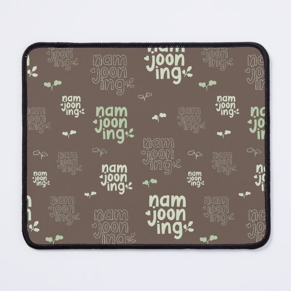 Item preview, BTS RM Namjooning Lettering Brown designed and sold by nijiroai.