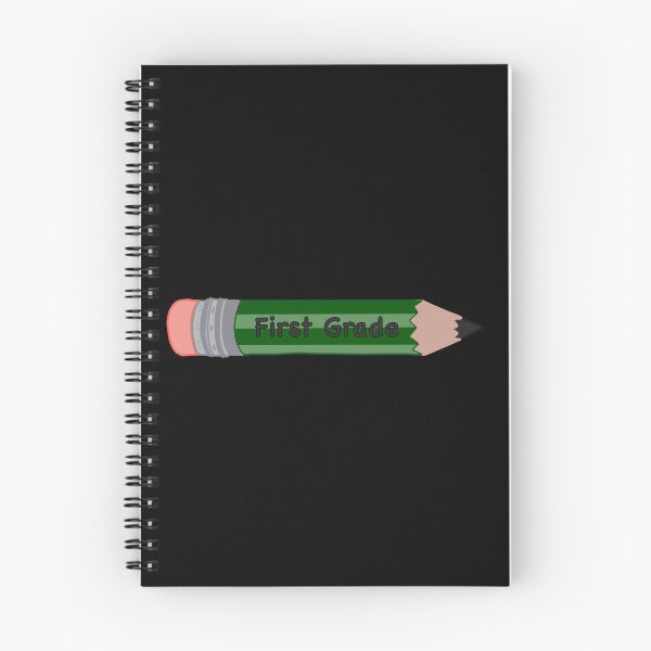 Item preview, First Grade Green Pencil (Black Background) designed and sold by MakerOfPaper.