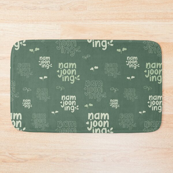 Item preview, BTS RM Namjooning Lettering Dark green designed and sold by nijiroai.
